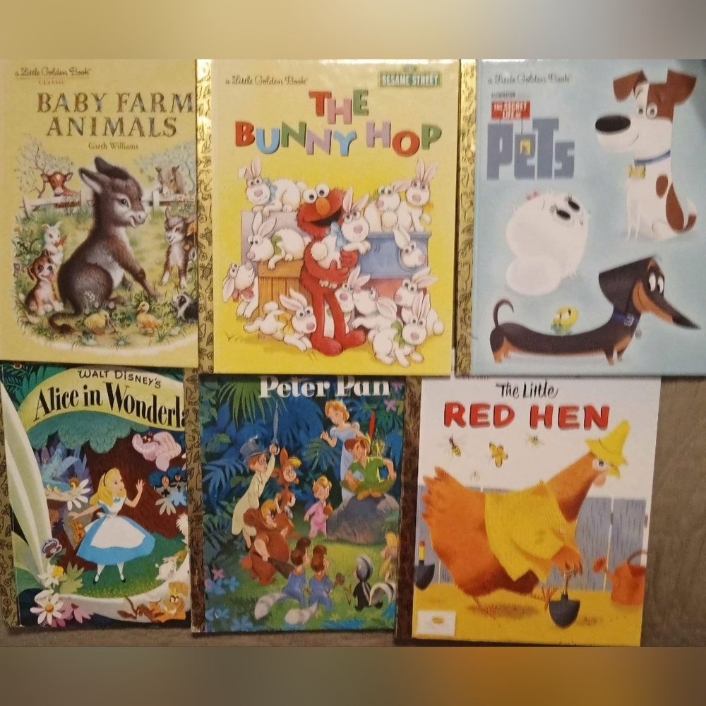 Lot of New Eight Golden Books in Mint Condition